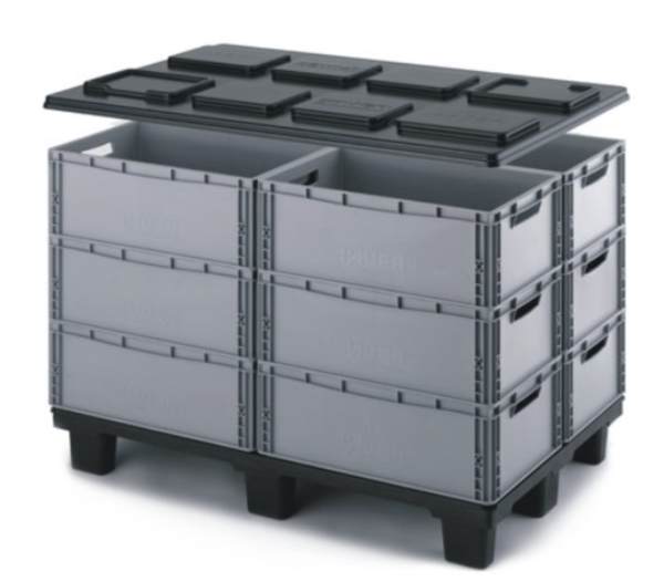 Hromadné balenie pre stohovacie prepravky